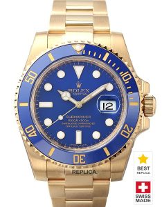 Rolex-Submariner-18k-gold-Blue-Ceramic